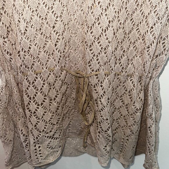 Convoy Women's 90s vintage Crochet Knit top - Picture 3 of 5